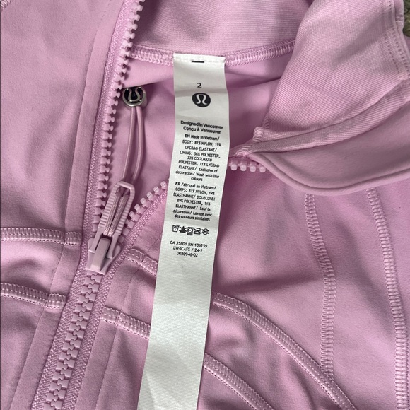 Lululemon Define Jacket Nulu Vita Pink Size 2 - Picture 3 of 7